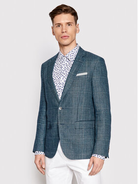Boss Boss Švarkas H-Hutson_222 50473719 Mėlyna Slim Fit