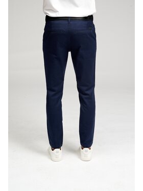 TeeShoppen TeeShoppen Chinosy 'Perform Collection' Niebieski Slim Fit