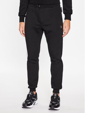 Plein Sport Plein Sport Pantaloni da tuta Jogging Trousers AACC MJT2103 SJO001N Nero Regular Fit