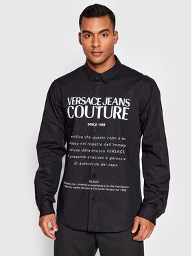 Versace Jeans Couture Versace Jeans Couture Marškiniai 73GAL2S8 Juoda Regular Fit