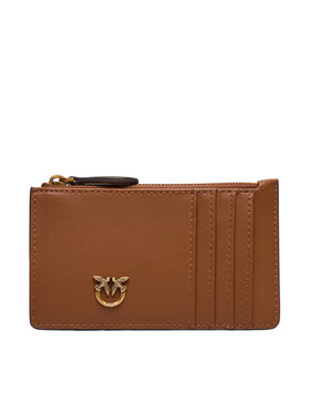 PINKO PINKO Puzdro na kreditné karty Airone Cardholder. AI 23-24 PCPL 100251 A0GK Hnedá