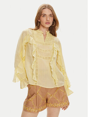 TWINSET TWINSET Majica 241TP2530 Žuta Relaxed Fit