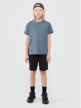 4F 4F Szorty 4FJWSS25TSHOM601-20S Czarny Regular Fit