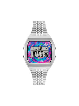 adidas adidas Zegarek Digital Two AOST24557 Srebrny