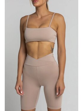 Chiara Wear Chiara Wear Kolarki Kolarki X push-up Beżowy Slim Fit