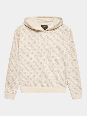 Guess Guess Mikina J3YQ06 KA6R3 Béžová Regular Fit
