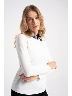 CLICK CLICK Bluzka 10-7005 Biały Regular Fit