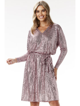 Awama Awama Abito da sera A690 Rosa Basic Fit