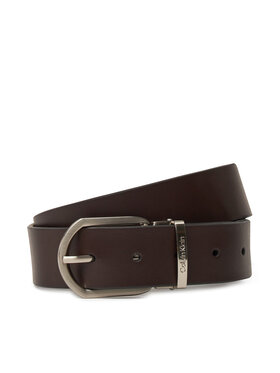 Calvin Klein Calvin Klein Pánský pásek Adj Casual Round 35Mm K50K512838 Hnědá