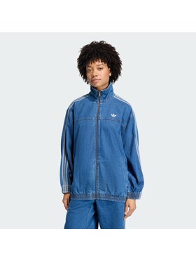 adidas adidas Bluza FIREBIRD ADILENIUM DENIM Błękitny Regular Fit