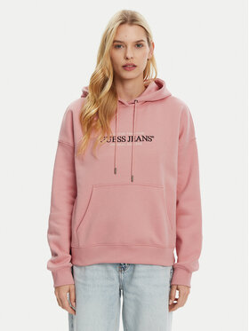 Guess Jeans Guess Jeans Pulóver W4YQ15 KC811 Rózsaszín Regular Fit