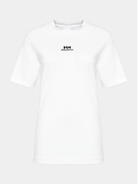 Helly Hansen Helly Hansen Тишърт Yu Patch 53391 Бял Regular Fit