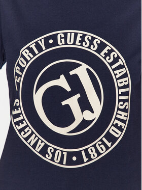 Guess T-shirt Debora V3YI07 I3Z14 Tamnoplava Regular Fit