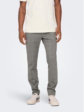 Only & Sons Only & Sons Chino kalhoty 22019887 Šedá Slim Tapered Fit