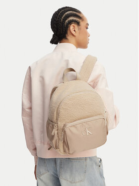 Calvin Klein Calvin Klein Ruksak Teddy Medium Backpack IU0IU00650 Bež