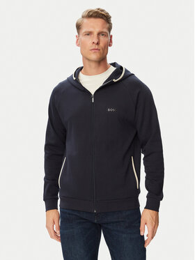 BOSS BOSS Džemperis Sense Hooded Jacket 50566916 Tamsiai mėlyna Regular Fit