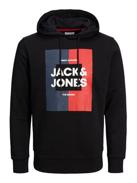 Jack&Jones Majica Dugih Rukava Oscar 12235248 Crna Regular Fit