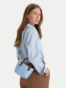 Tommy Hilfiger Tommy Hilfiger Rankinė Popette Micro Tote AW0AW18368 Žydra
