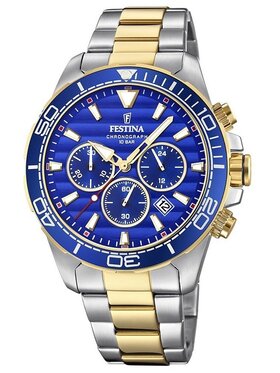Festina Festina Zegarek F20363/2 Srebrny