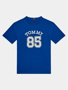 Tommy Hilfiger Tommy Hilfiger T-shirt Mesh Varsity Tee S/S KB0KB08683 Plava Regular Fit