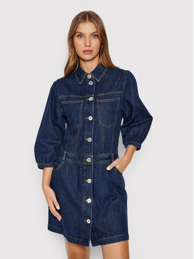 JOOP! Jeans JOOP! Jeans Дънкова рокля 58 JW221D105 30030650 Тъмносин Regular Fit