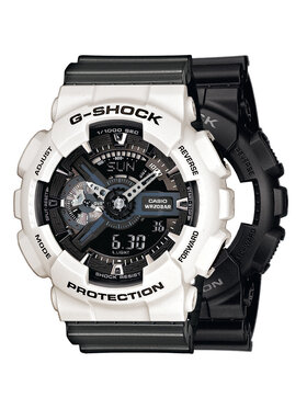 Casio Casio Zegarek SET GA-110-1BER + BEZEL 10395292 + PASEK 10467764 Szary