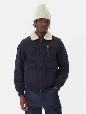 Aeronautica Militare Aeronautica Militare Kurtka bomber 252AB3024UCT03151 Granatowy Regular Fit
