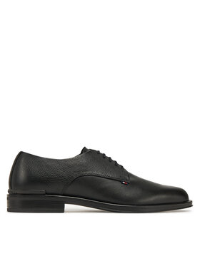 Tommy Hilfiger Tommy Hilfiger Pantofi Core Hilfiger Leather Shoe FM0FM05375 Negru