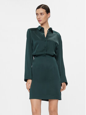 IVY OAK IVY OAK Marškinių tipo suknelė Naya IO1123F7588 Žalia Regular Fit