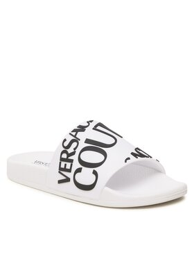 Versace Jeans Couture Natikači 74VA3SQ1 71352 Bela