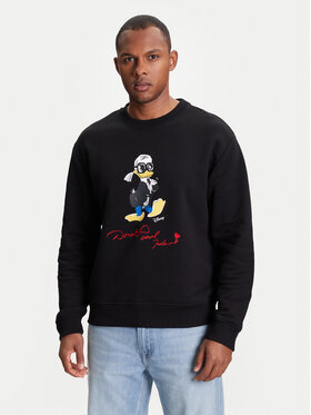 KARL LAGERFELD KARL LAGERFELD Džemperis ar kapuci 705098 553930 Melns Regular Fit