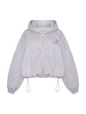 Magda Matyja Magda Matyja Bluza ICON ZIP Szary Loose Fit