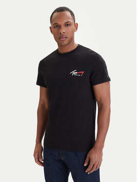Tommy Jeans Tommy Jeans T-Shirt DM0DM22538 Czarny Slim Fit