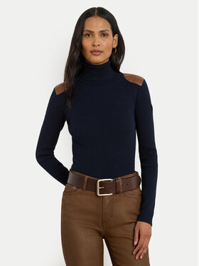 LAUREN RALPH LAUREN LAUREN RALPH LAUREN Dolcevita 200951386008 Blu scuro Slim Fit