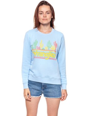 Wrangler Wrangler Bluza SWEATER Pomarańczowy Regular Fit