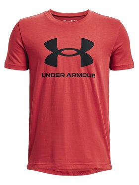 Under Armour Under Armour T-Shirt UA SPORTSTYLE LOGO SS 1363282 Czerwony Regular Fit