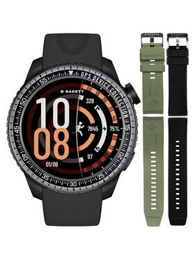 Garett Garett Zegarek 5904238487372-PAY-BLACK Czarny