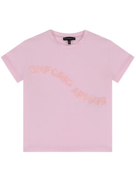 Emporio Armani Emporio Armani T-Shirt 3H3T6F 2JQAZ 0322 Różowy Regular Fit