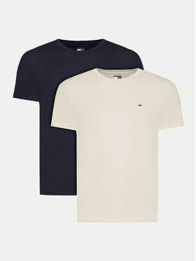 Tommy Jeans Tommy Jeans Komplet 2 t-shirtów DM0DM20687 Kolorowy Slim Fit