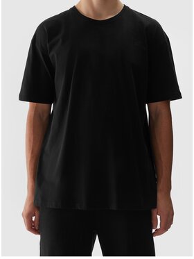 4F 4F T-Shirt 4FWAW24TTSHU1657 Czarny Oversize