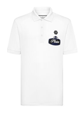 PHILIPP PLEIN PHILIPP PLEIN Polo 22263 Bianco Slim Fit
