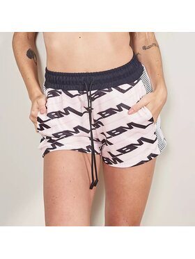 LaBellaMafia LaBellaMafia Szorty sportowe LOGOMANIA SHORTS Biały Regular Fit