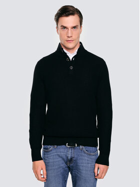 BIG STAR BIG STAR Sweter NERONI Czarny Basic Fit