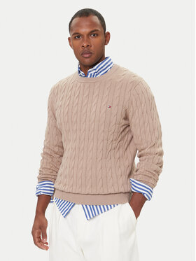 Tommy Hilfiger Tommy Hilfiger Kampsun MW0MW33132 Beež Regular Fit