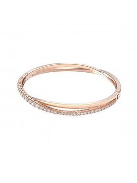 Swarovski Swarovski Bransoletka Twist 5620552 Różowe złoto