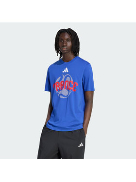 adidas adidas Koszulka techniczna 165791 Niebieski jasny Regular Fit