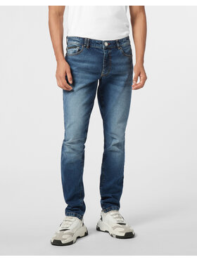 PHILIPP PLEIN PHILIPP PLEIN Jeansy 25897 Modrá Straight Leg