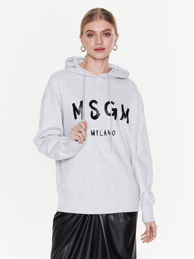 MSGM MSGM Majica dugih rukava 2000MDM515 200003 Siva Regular Fit