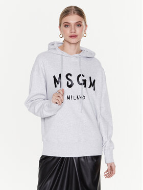 MSGM MSGM Sweatshirt 2000MDM515 200003 Gris Regular Fit
