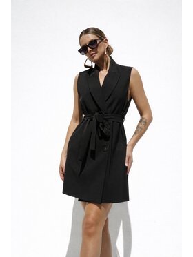 LilaLou LilaLou Večerné šaty Delphine Čierna Regular Fit